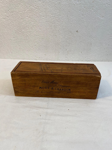 Scatola vintage legno moet - in,