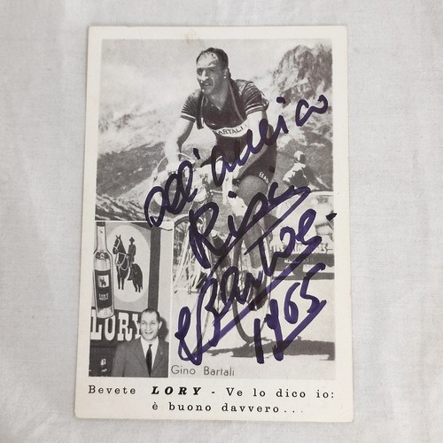 Gino bartali cartolina con - gino,