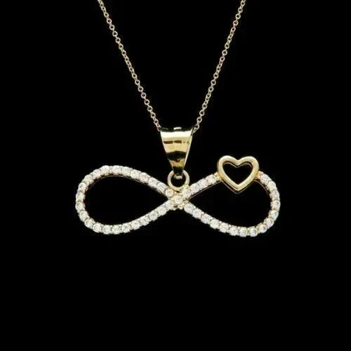 Ciondolo charm infinito cuore - ciondolo,