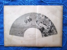 Profumo di Primavera, ventaglio disegnato da Edoardo Dalbono