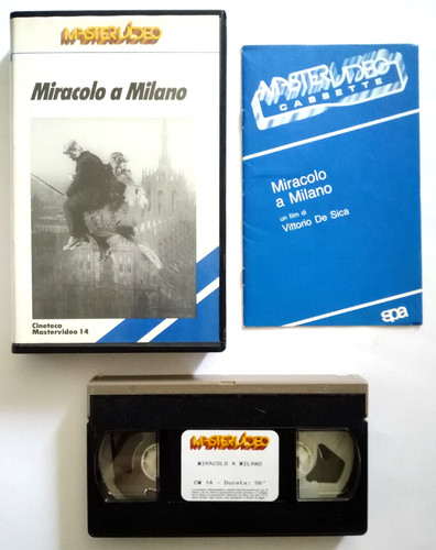 Vhs miracolo milano film - vhs,