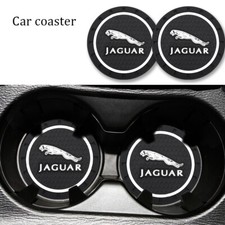 ✅ 2 SOTTOBICCHIERI AUTO gomma Per JAGUAR F-TYPE F-PACE XE