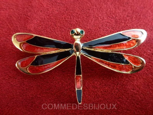 Broche vintage libellule - broche,