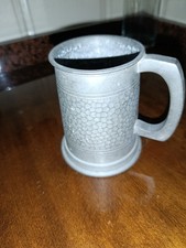 Vintage boccale peltro con - vintage, in