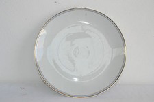 GRANDE PIATTO BORDO AZZURRO E