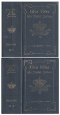 LIBRO D'ORO DELLA NOBILTA' ITALIANA 1995-99 / AL-MZ - 2 VOLUMI