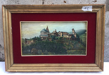 Dipinto olio tela paesaggio - olio, su