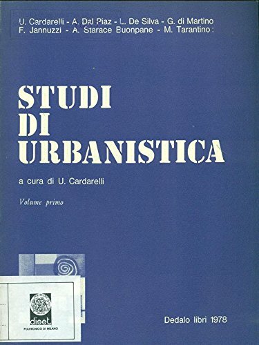 Studi urbanistica - studi,