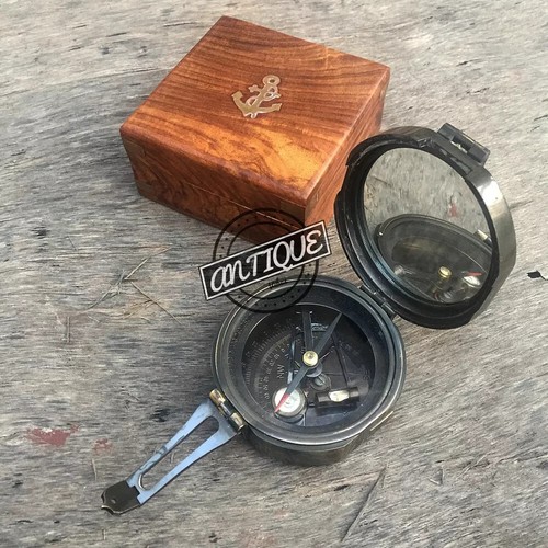 Vintage army military - army, brunton