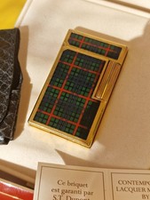 Raro Accendino ST Dupont lighter briquet feuerzeug ライター lacca di China tartan 