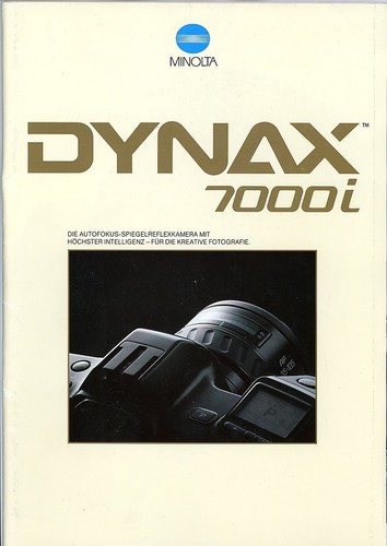 Brochure minolta dynax 7000i - dynax,
