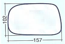 Per Suzuki Ignis Vetro Sx