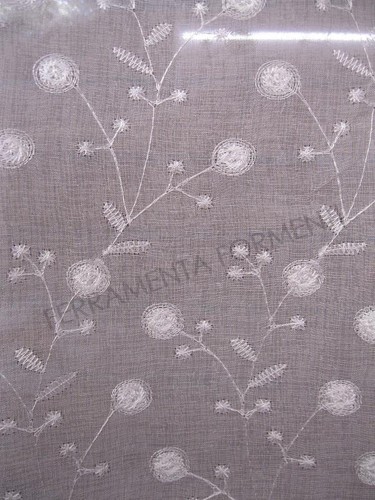 Coppia tendine ricamate per