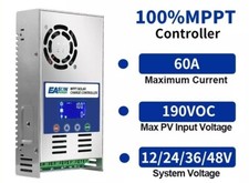 Regolatore di carica  MPPT 60A  Display LCD Display Solare 12V 24V 36V 48V 