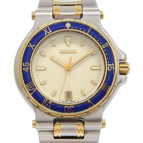 Gucci watches 9700m ivorydial - gucci,