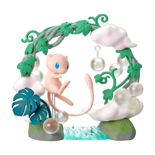 Pokemon mew circular diorama - pokemon,