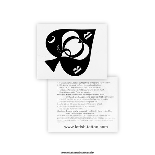 Bbc tatuaggio cuore - 5, x