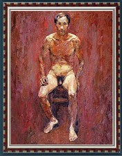 Antico dipinto a mano vecchio