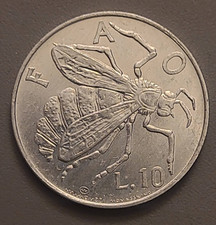1974 San Marino 10 Lire Coin -