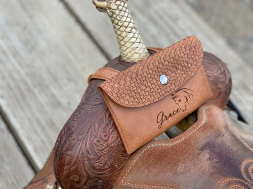 Personalized saddle pouch - personalized,