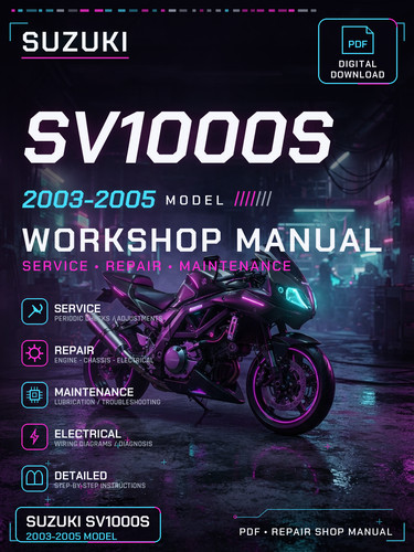 Suzuki sv1000s 2003 2004 2005 - 2003,