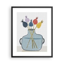 Poster 40x50cm Fiori Vaso