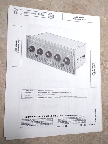 Preamplificatore leak - preamplificatore,
