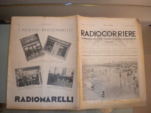 Radiocorriere eiar 1932 33 - radiocorriere,