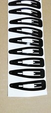 6 coppie - 12 Fermagli Per Capelli Clic Clac Nero 7 cm F037
