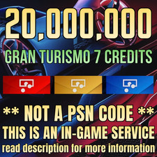 Gran Turismo 7⭐20.000.000 Crediti⭐PS4 e PS5🟢Leggi Descrizione🟢