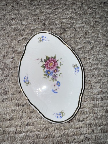 Piatto fiori dipinto mano - piatto,
