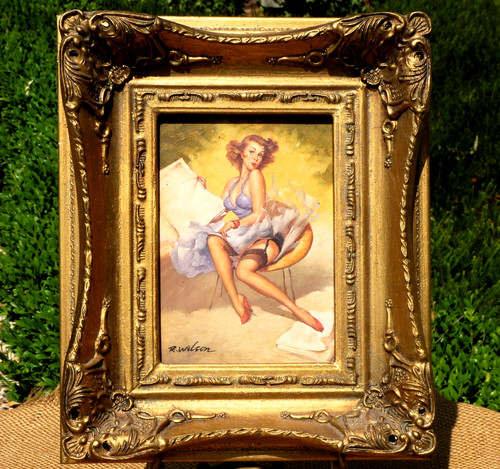 Quadro cornice barocca oro