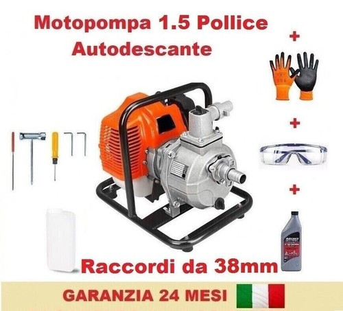 Motopompa pollici 2 tempi - 1,5,