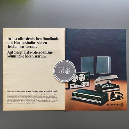 1973 telefunken stereo hifi - telefunken,