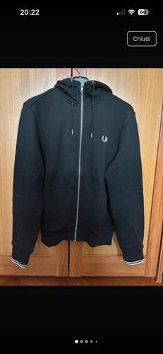 Felpa fred perry nera - fred, zip