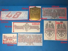 KIT ADESIVI LOGHI BIANCHI AQUILOTTO 48 AD660027