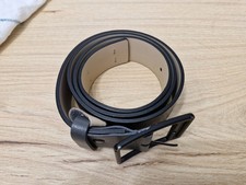 Cinta Piquadro in pelle nera