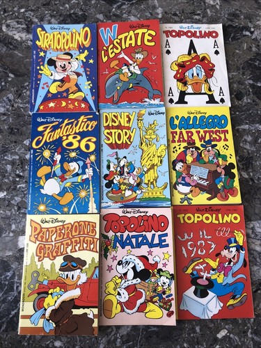Lotto fumetti topolino - , anni