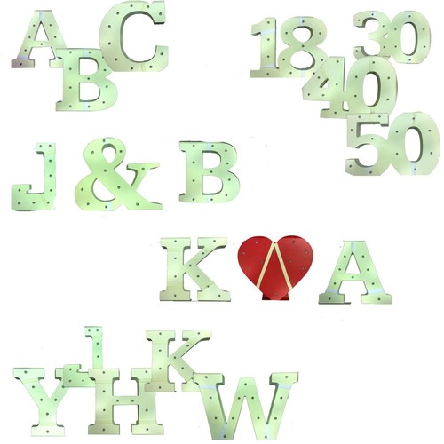 Lettere nomi iniziali led in - led,
