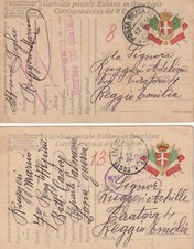 7°ALPINI BATTAGLIONE"PIEVE DI CADORE"-LOTTO POSTA MILITARE x REGGIO E. - CENSURA