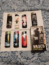 Accendini Vasco Collezione 7 Pz Enjoy Freedom Europe Indoor Tour Limited Edition