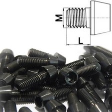 Vite Titanio M6 X 9-70 Conica