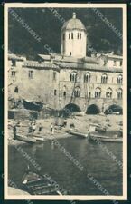 Genova San Fruttuoso Spiaggia Barche Foto cartolina RT2726