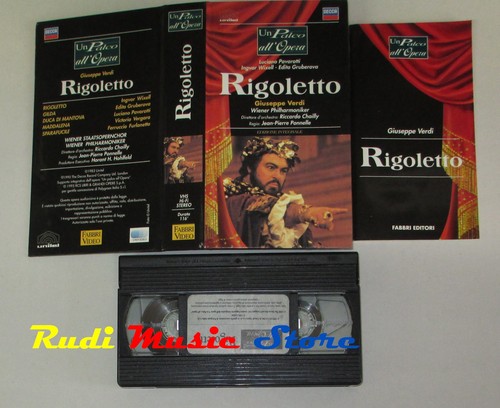 Vhs rigoletto luciano - vhs,