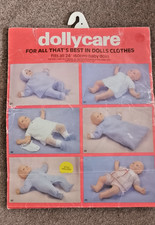 Bambole blu vintage babygrow