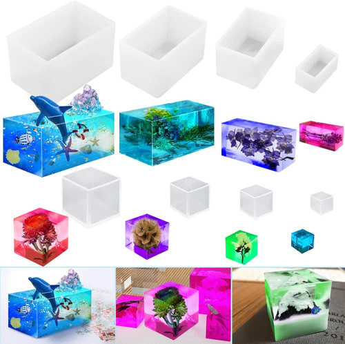 Stampi cubici in - in, resina