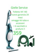 FOLLETTO VK140 NUOVO Garanzia 24 Mesi VK 140 Vorwerk + Sacchetti Omaggio 