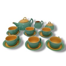 - NAJ OLEARI servizio tè 6 persone design Iosa Ghini Memphis vintage (12) E28