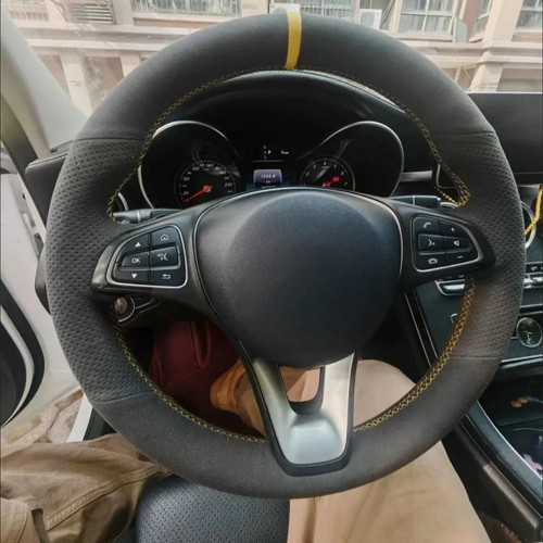Coprivolante alcantara cucita