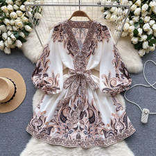 S-XXL Vintage Stampa Elegante